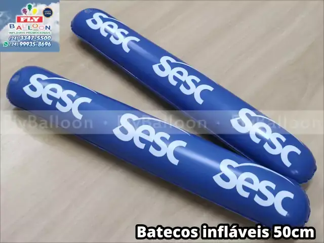 Bastões de torcida infláveis promocionais personalizados para SESC